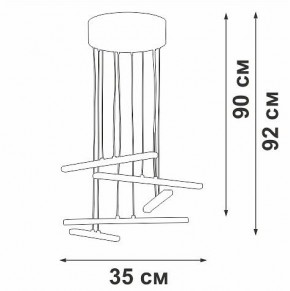 Подвесной светильник Vitaluce V3046 V3046-0/5S в Агрызе - agryz.ok-mebel.com | фото 5