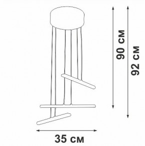 Подвесной светильник Vitaluce V3046 V3046-1/3S в Агрызе - agryz.ok-mebel.com | фото 5