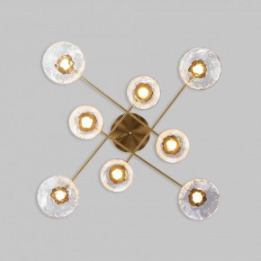 Потолочная люстра Eurosvet Ripple 50389 LED латунь в Агрызе - agryz.ok-mebel.com | фото 3