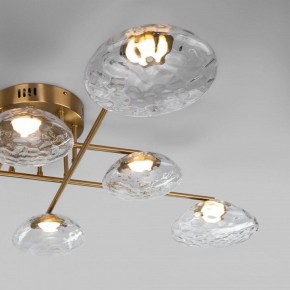 Потолочная люстра Eurosvet Ripple 50389 LED латунь в Агрызе - agryz.ok-mebel.com | фото 6