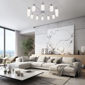 Потолочная люстра Eurosvet Vegga 70160/12 хром Smart в Агрызе - agryz.ok-mebel.com | фото 5