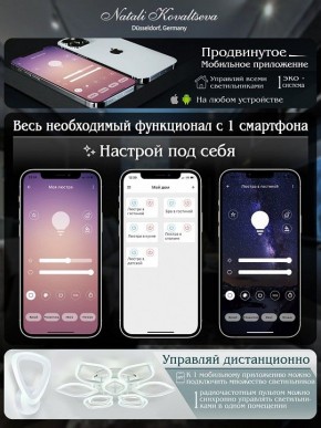 Потолочная люстра Natali Kovaltseva COBRA LED LAMPS 81121/7C в Агрызе - agryz.ok-mebel.com | фото 7