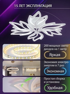 Потолочная люстра Natali Kovaltseva RIF LED LAMPS 81118/5C в Агрызе - agryz.ok-mebel.com | фото 5
