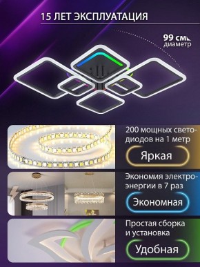 Потолочная люстра Natali Kovaltseva SPEKTR LED LAMPS 81442 в Агрызе - agryz.ok-mebel.com | фото 5