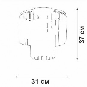 Потолочная люстра Vitaluce V5155 V5155-1/4PL в Агрызе - agryz.ok-mebel.com | фото 4