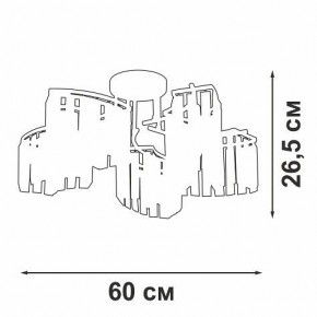 Потолочная люстра Vitaluce V5884 V5884-0/5PL в Агрызе - agryz.ok-mebel.com | фото 3