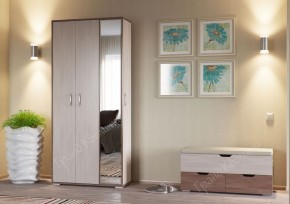Прихожая ДОМИНО mini Бодега темный/светлый в Агрызе - agryz.ok-mebel.com | фото 2