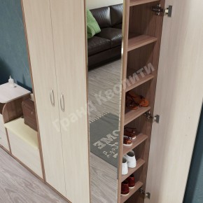 Прихожая ДОМИНО mini Бодега темный/светлый в Агрызе - agryz.ok-mebel.com | фото 4