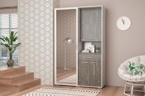 Прихожая Иннэс-4 (ЛДСП бетон светлый/камень темный) в Агрызе - agryz.ok-mebel.com | фото