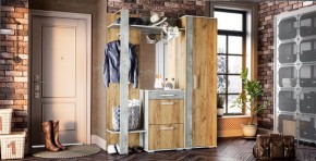 Прихожая Кензо (крафт/бетон) вешалка+шкаф в Агрызе - agryz.ok-mebel.com | фото
