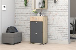 Прихожая Монако-2 (Дуб Сонома/Графит) в Агрызе - agryz.ok-mebel.com | фото 8