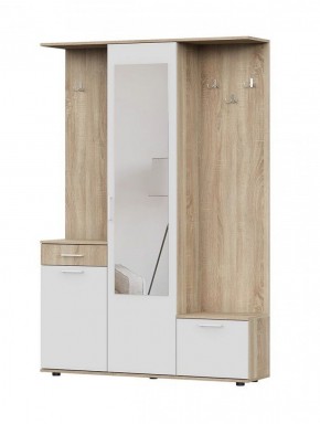 Прихожая ПР 1 (Дуб Сонома/Белый) в Агрызе - agryz.ok-mebel.com | фото 3