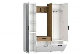 Прихожая Прайм-1 (Дуб Крафт Золотой/Бетонный камень) в Агрызе - agryz.ok-mebel.com | фото 2