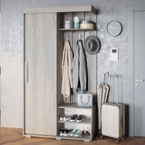 Прихожая Зара ПР-01 (ясень белый) в Агрызе - agryz.ok-mebel.com | фото 3