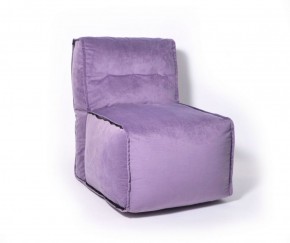 Прямое модульное бескаркасное кресло Комфорт (Фиолет велюр) в Агрызе - agryz.ok-mebel.com | фото