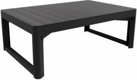 Раскладной стол Лион с регулируемой высотой столешницы (Lyon rattan table) графит (h400/650) в Агрызе - agryz.ok-mebel.com | фото 2