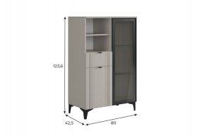 РИЧ Комод 2 со стеклом в Агрызе - agryz.ok-mebel.com | фото 2