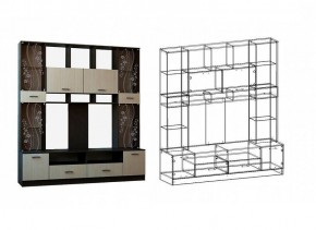 САБИНА ГОСТИНАЯ НАБОР №ВД-2 (венге/дуб белфорт) в Агрызе - agryz.ok-mebel.com | фото 2