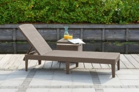 Шезлонг Джайпур (Jaipur Sun lounger) капучино в Агрызе - agryz.ok-mebel.com | фото 2