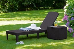 Шезлонг Джайпур (Jaipur Sun lounger) виски-коричневый в Агрызе - agryz.ok-mebel.com | фото 2