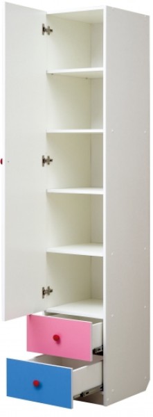 Шкаф 1-но дверный с ящиками и фотопечатью Совята 1.2 (400) в Агрызе - agryz.ok-mebel.com | фото 2
