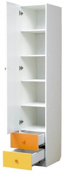 Шкаф 1-но дверный с ящиками и зеркалом Радуга (400) в Агрызе - agryz.ok-mebel.com | фото 2