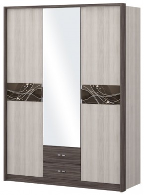 Шкаф 3-х дверный с зеркалом Шк68.2 МС Николь в Агрызе - agryz.ok-mebel.com | фото