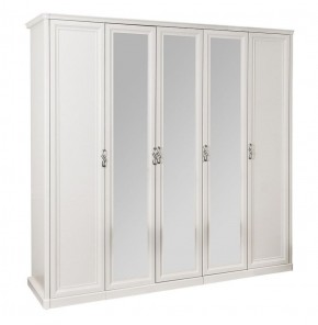 Шкаф 5-ти ств (2+1+2) с зеркалами Мишель (комплект) в Агрызе - agryz.ok-mebel.com | фото