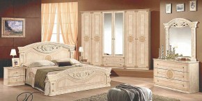 Шкаф 6-и дверный с зеркалами (02.146) Рома (беж) в Агрызе - agryz.ok-mebel.com | фото 3