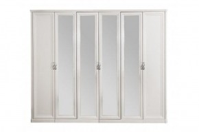 Шкаф 6-ти ств (2+2+2) с зеркалами Мишель (комплект) в Агрызе - agryz.ok-mebel.com | фото 2