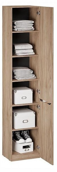 Шкаф для белья Глосс СМ-319.07.012 в Агрызе - agryz.ok-mebel.com | фото 2