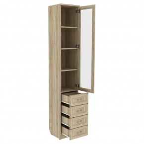 Шкаф для книг с ящиками узкий арт. 205 в Агрызе - agryz.ok-mebel.com | фото