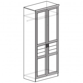 Шкаф для одежды 2-дверный с полками 40 Лира Нортон светлый в Агрызе - agryz.ok-mebel.com | фото 2