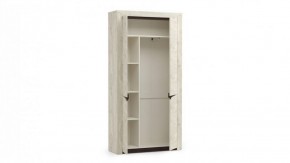 Шкаф для одежды 33.18 "Лючия" (бетон пайн белый / венге / белый) в Агрызе - agryz.ok-mebel.com | фото 2