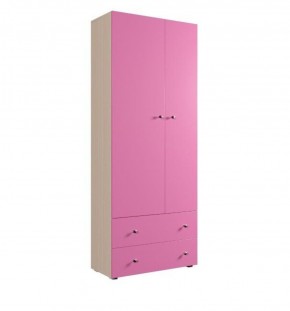Шкаф ДМ 800 с 2-мя ящиками (розовый) в Агрызе - agryz.ok-mebel.com | фото