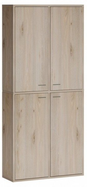 Шкаф книжный Домино СУ(ш2в2)+4ФГ в Агрызе - agryz.ok-mebel.com | фото