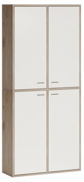 Шкаф книжный Домино СУ(ш2в2)+4ФГ в Агрызе - agryz.ok-mebel.com | фото