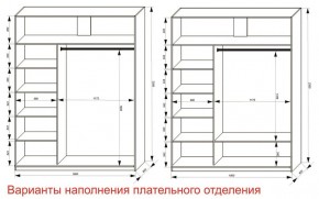 Шкаф-купе 1800 серии SOFT D8+D2+B2+PL4 (2 ящика+F обр.штанга) профиль «Капучино» в Агрызе - agryz.ok-mebel.com | фото 5