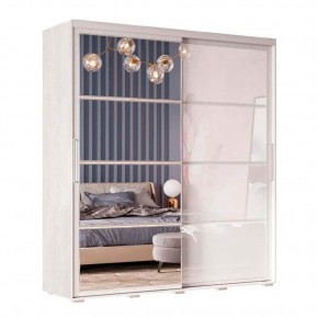 Шкаф-купе Крафт-6 1.6 м ШКК-06 (ясень белый) в Агрызе - agryz.ok-mebel.com | фото 3