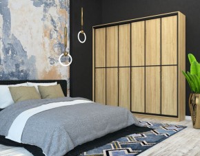 Шкаф-купе Лофт 2400 Шк24-47 фасад ЛДСП + (Дуб Сонома) в Агрызе - agryz.ok-mebel.com | фото