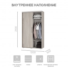 Шкаф-купе ШКК-11 (ясень белый) в Агрызе - agryz.ok-mebel.com | фото 6
