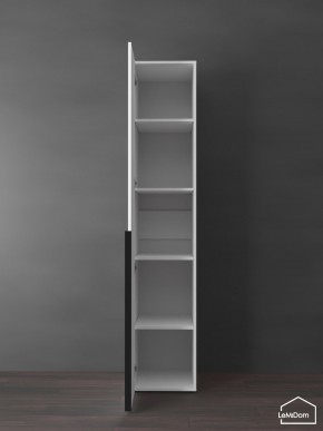 Шкаф Linnea MHR-1-2 2050х400х510 (Белый-М 11.1.1) в Агрызе - agryz.ok-mebel.com | фото 4