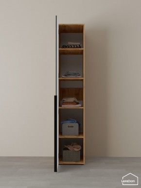 Шкаф Linnea MHR-1-2 2050х400х510 (ДВ-М 11.1.25) в Агрызе - agryz.ok-mebel.com | фото 4