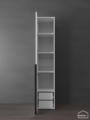 Шкаф Linnea MHR-1-3 2050х400х510 (Белый-М 11.1.2) в Агрызе - agryz.ok-mebel.com | фото 7