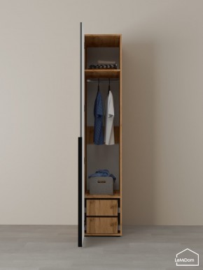 Шкаф Linnea MHR-1-3 2050х400х510 (ДВ-М 11.1.25) в Агрызе - agryz.ok-mebel.com | фото 5