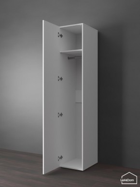 Шкаф Linnea MHR-1PO 2050х400х510 (Белый-М 11.1.2) в Агрызе - agryz.ok-mebel.com | фото 4
