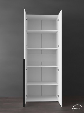 Шкаф Linnea MHR-2-2 2050х800х510 (Белый-М 11.1.1) в Агрызе - agryz.ok-mebel.com | фото 4