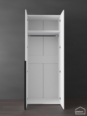 Шкаф Linnea MHR-2 2050х800х510 (Белый-М 11.1.1) в Агрызе - agryz.ok-mebel.com | фото 4