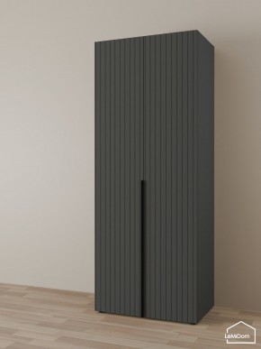 Шкаф Linnea MHR-2 2050х800х510 (Графит-М 11.1.25) в Агрызе - agryz.ok-mebel.com | фото