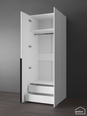 Шкаф Linnea MHR-2-3 2050х800х510 (Белый-М 11.1.2) в Агрызе - agryz.ok-mebel.com | фото 5